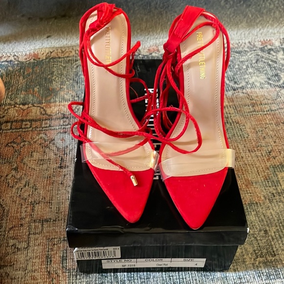 PRETTY LIL THING WRAP AROUND SANDAL🔥🔥 - Picture 1 of 6